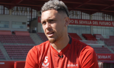 Lucas Ocampos en el Open Media Day