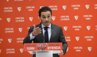 Presidente despide a Rakitic
