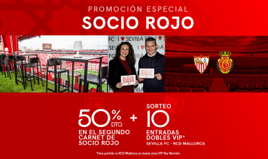 Promo de nuevas altas para socios rojos