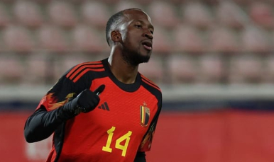 Dodi Lukebakio en una imagen de archivo con Bélgica