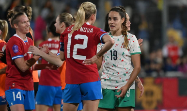 Cahynová y Diana Gomes, en la pasada ventana internacional