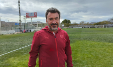 Jesús Galván, técnico del Sevilla Atlético