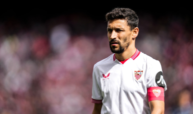 Jesús Navas con el Sevilla FC