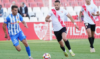 Imagen del filial ante el Águilas FC