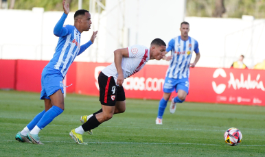 Imagen de Mateo ante el Águilas FC
