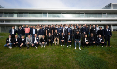Lolo Rosano, en el Fórum de entrenadores de la Youth League