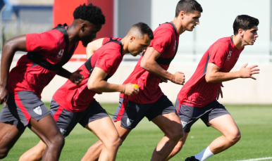 Entrenamiento voluntario tras volver de Las Palmas