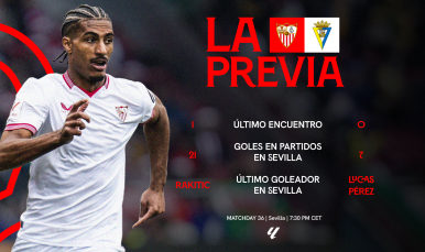 Previa del partido Sevilla FC-Cádiz CF