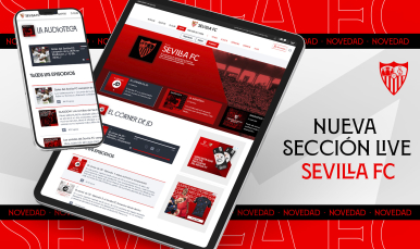 Nueva sección Live en la web oficial