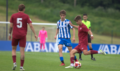 Partido de la Copa de Campeones Juvenil entre Sevilla FC y RC Deportivo