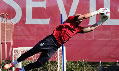 Entrenamiento del Sevilla FC del 2 de mayo