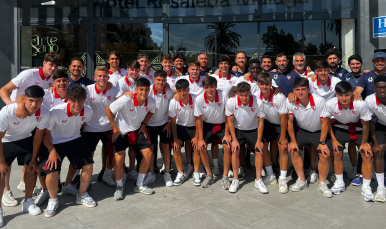 El Sevilla FC Juvenil A, en Málaga