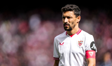 Jesús Navas, con el Sevilla FC