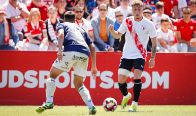 Imagen de Darío ante el UCAM Murcia