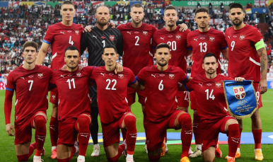 Once inicial de Serbia
