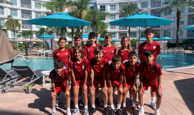 El Alevín A, ya está en Orlando