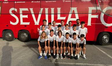 El Alevín A, camino de Villarreal