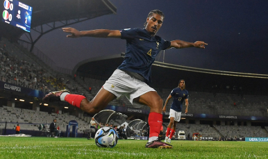 Badé, con la selección francesa