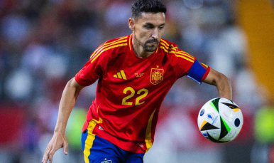 Jesús Navas con España ante Andorra