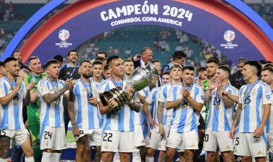 Acuña y Montiel, campeones de la Copa América