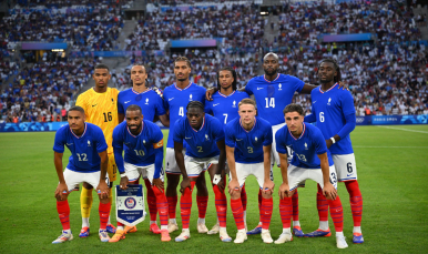 Loïc Badé, titular y goleador con la selección Olímpica