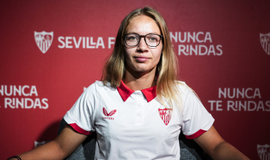 Morcillo, en su primera entrevista como sevillista