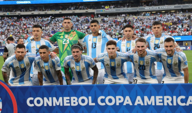 Imagen de la selección argentina ante Canada