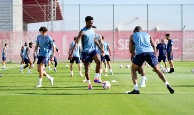 Entrenamiento del 21 de agosto