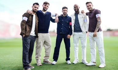Suso, Gudelj, Navas, Marcao y Saúl.