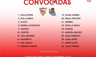 20 convocadas para el estreno del Femenino ante la Real Sociedad