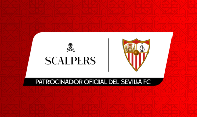 Join logo de Scalpers y Sevilla FC.