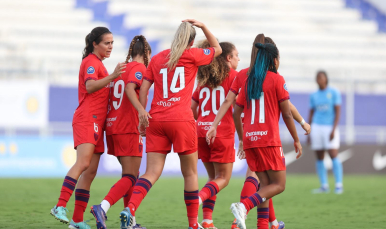 Imagen del Femenino en pretemporada