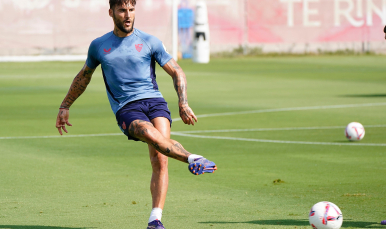 Imagen de Gudelj en el entrenamiento