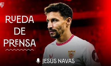 En directo, la rueda de prensa de Jesús Navas previa al Gran Derbi