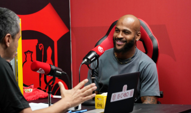 Marcao, en el plató de El Cubo