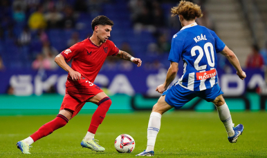 Imagen de José Ángel Carmona ante el RCD Espanyol