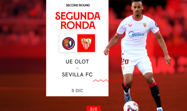 El Sevilla FC se medirá a la UE Olot en la Copa del Rey