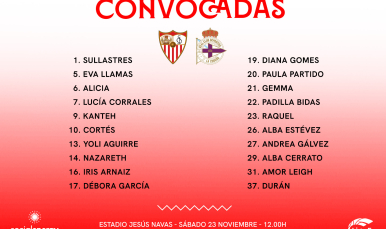 20 convocadas para recibir al RC Deportivo