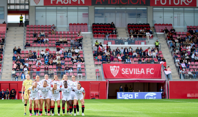 Once inicial del Femenino ante el Atlético