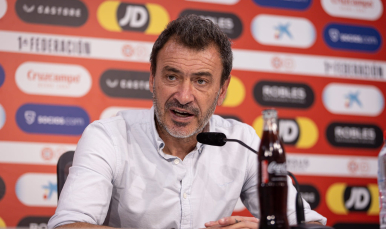 Jesús Galván, técnico del Sevilla Atlético