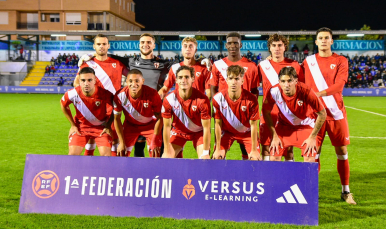 Imagen del Sevilla Atlético frente al CD Alcoyano