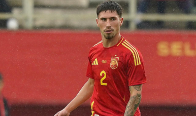 José Ángel Carmona con España sub-21