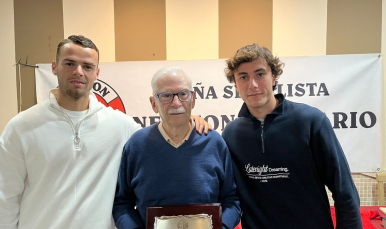 Ramón Martínez y Diego Hormigo en la PS Nervión Solidario