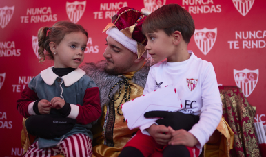 El Cartero Real, el año pasado en el Sánchez-Pizjuán.