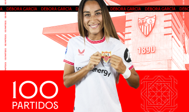Débora García cumplió los 100 partidos como sevillista