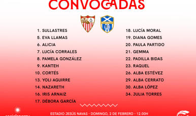 21 convocadas para recibir a la UD Costa Adeje Tenerife