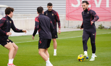 Entrenamiento del sábado en la ciudad deportiva