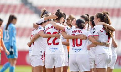 Celebración sevillista este pasado sábado