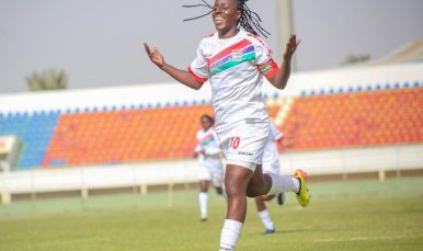 Fatou Kanteh celebra su tanto en el día de hoy