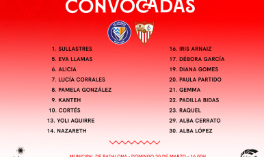 18 convocadas para visitar al FC Levante Badalona